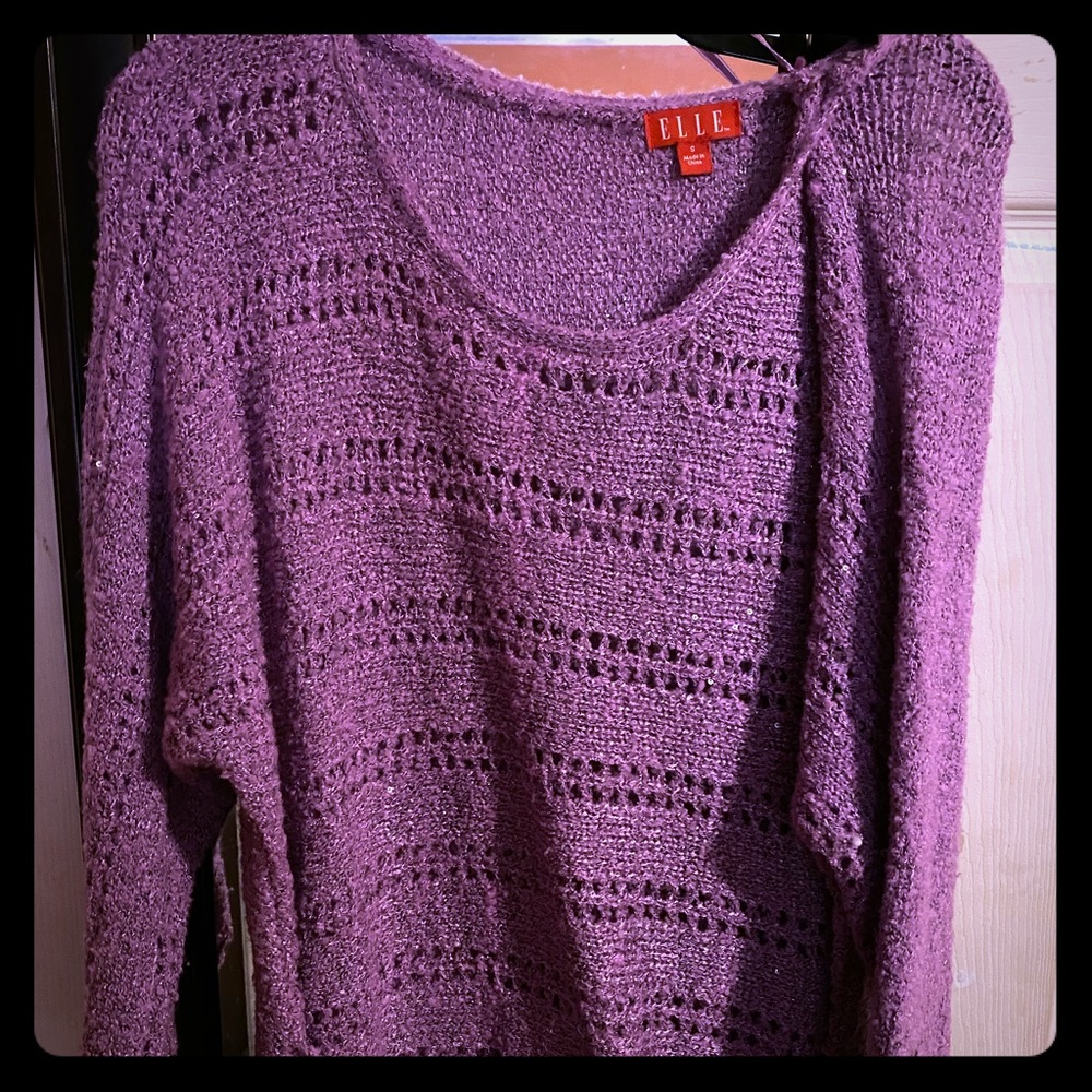 Light purple sparkly sweater / shirt